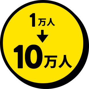 10万人